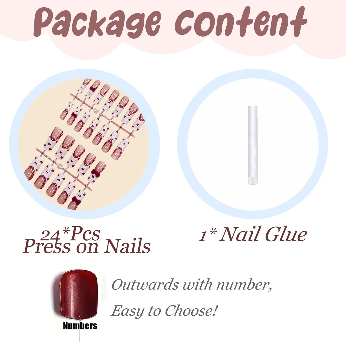 BABALAL Coffin Press on Nails Long Fake Nails White French Glue on Nails Glitter Rhinestone Flower Design Ballerina False Nails 24Pcs Shiny Acrylic Nails for Women and Girls
