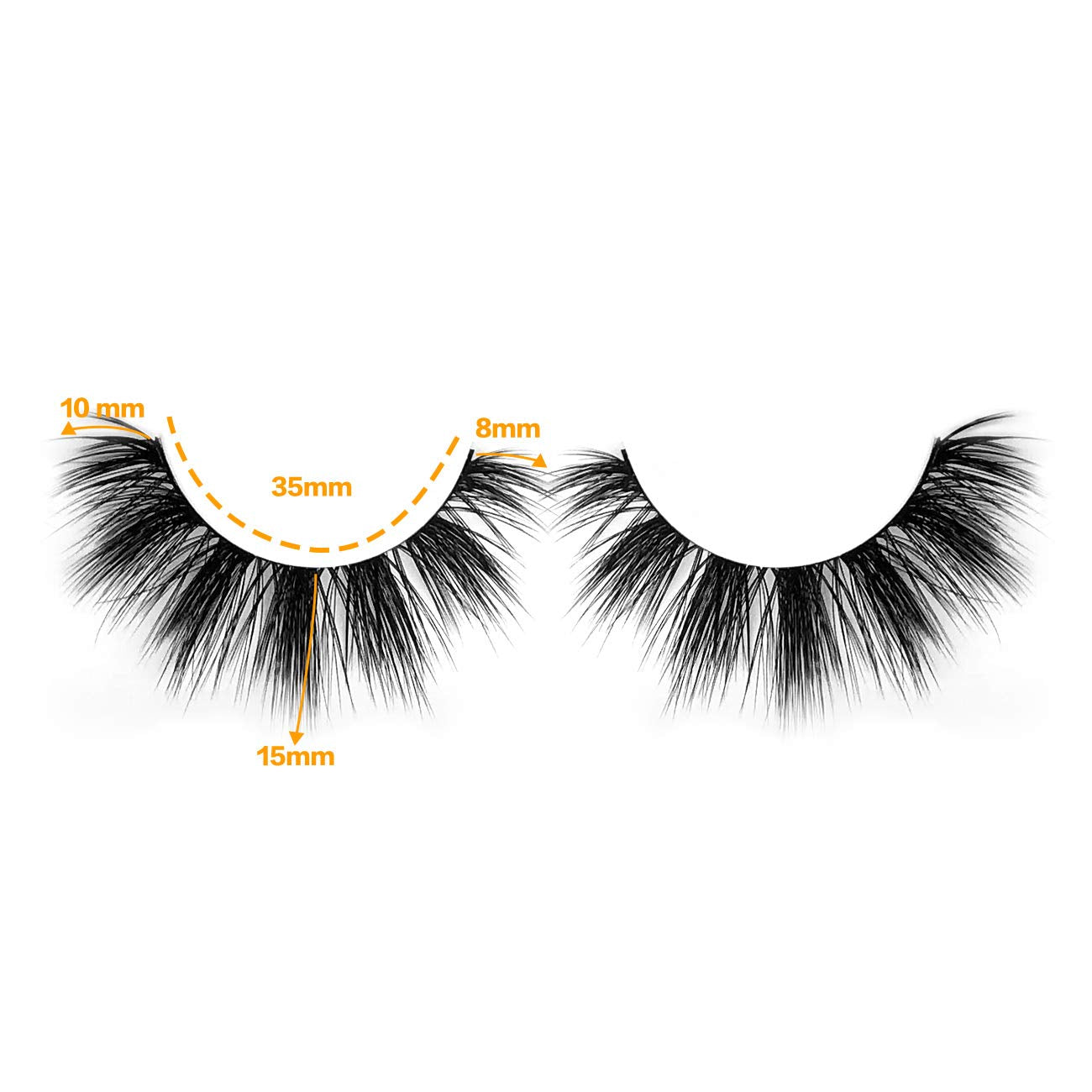 False Eyelashes Thick 20MM Lashes Mink Flutter Volume 3D Fake Eyelashes Dramatic Full Long Faux Mink Eye Lashes Pack 8 Pairs Big Curly False Lash ALICROWN