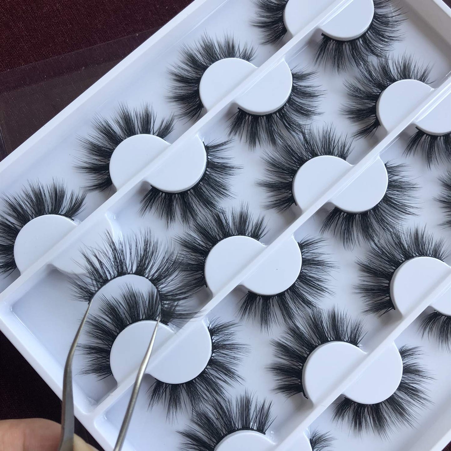 False Eyelashes Thick 20MM Lashes Mink Flutter Volume 3D Fake Eyelashes Dramatic Full Long Faux Mink Eye Lashes Pack 8 Pairs Big Curly False Lash ALICROWN
