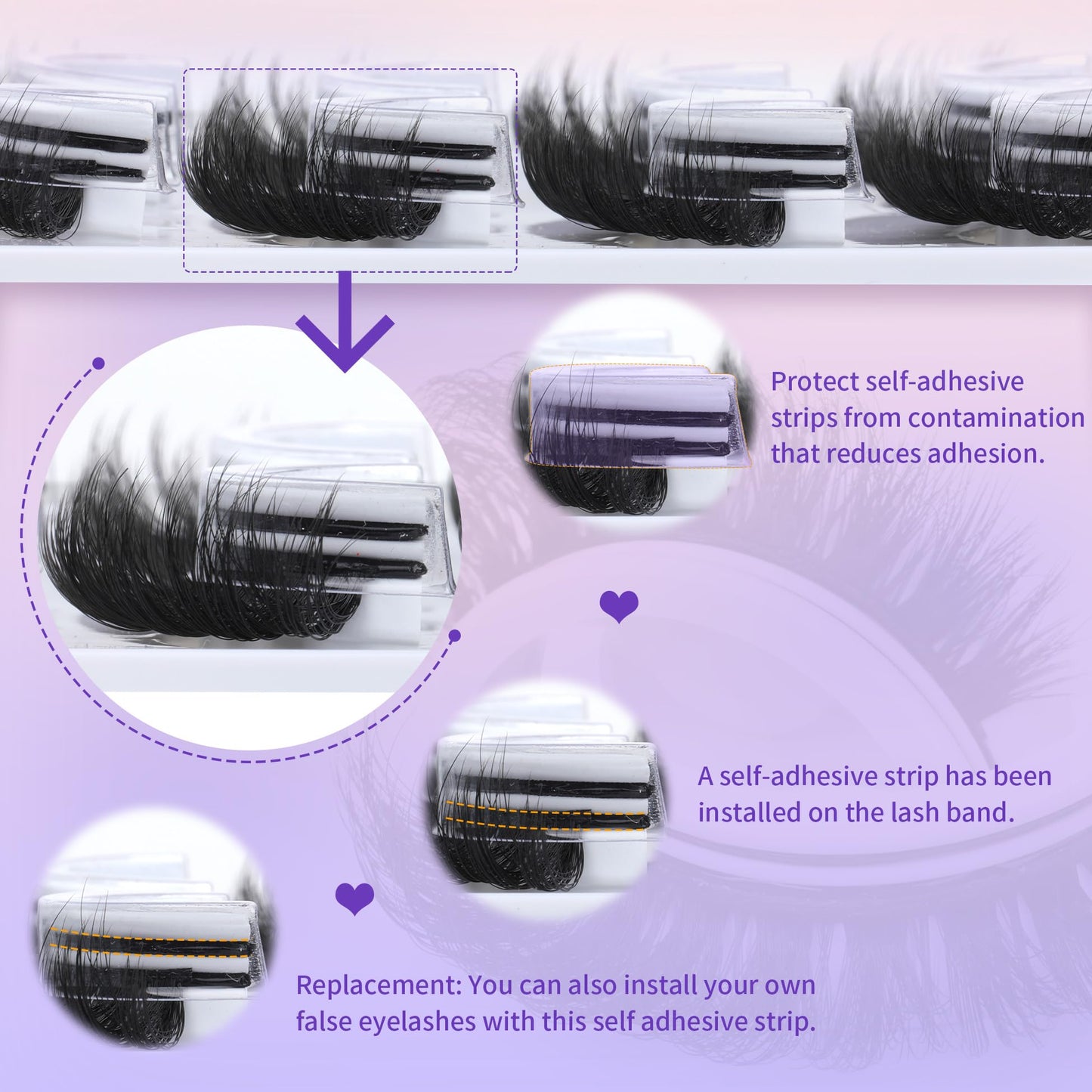 False Eyelashes Thick 20MM Lashes Mink Flutter Volume 3D Fake Eyelashes Dramatic Full Long Faux Mink Eye Lashes Pack 8 Pairs Big Curly False Lash ALICROWN