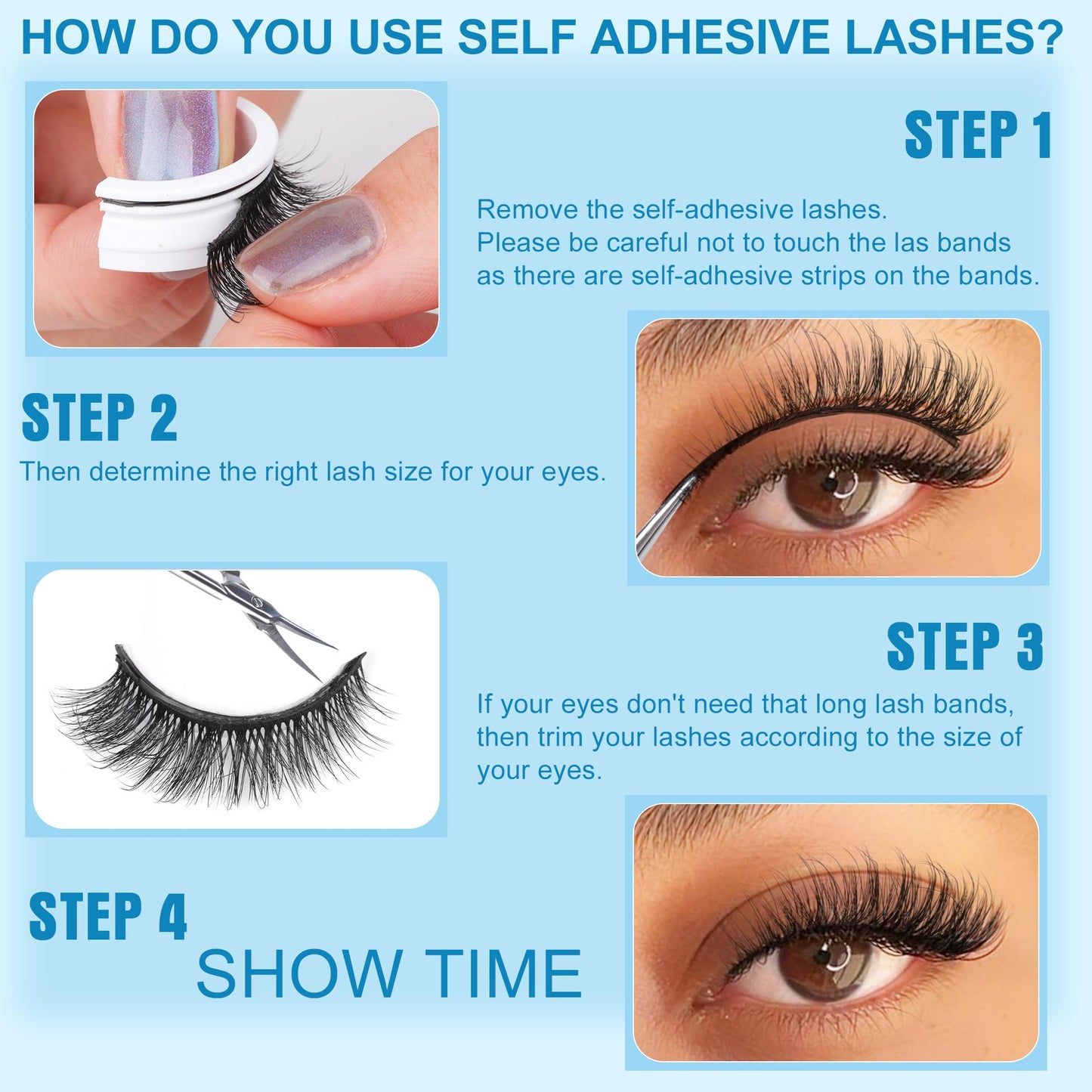 False Eyelashes Thick 20MM Lashes Mink Flutter Volume 3D Fake Eyelashes Dramatic Full Long Faux Mink Eye Lashes Pack 8 Pairs Big Curly False Lash ALICROWN
